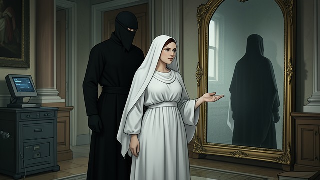 The Veil in Buda from "The Tale of the Vampire Bride". A Self Hidden in Public A Fabricated Injury Glynis wears a veil and accepts Vlad’s false story to protect Andrew from the truth.