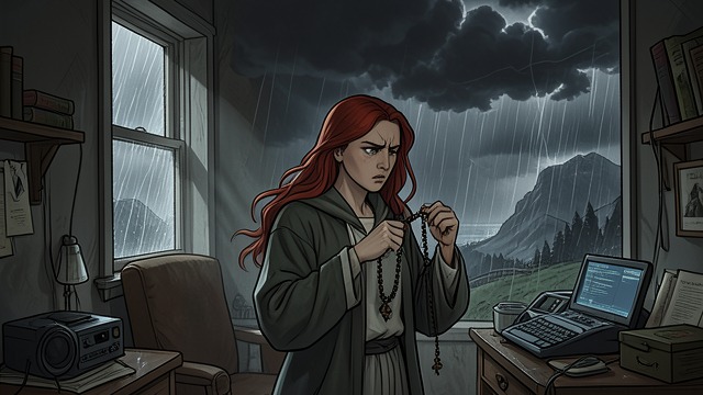 A Mother’s Catholic Faith from "The Tale of the Vampire Bride". Prayer During Danger Antoinetta’s Devotion Antoinetta prays through the storm and clings to her rosary when the family’s route closes.