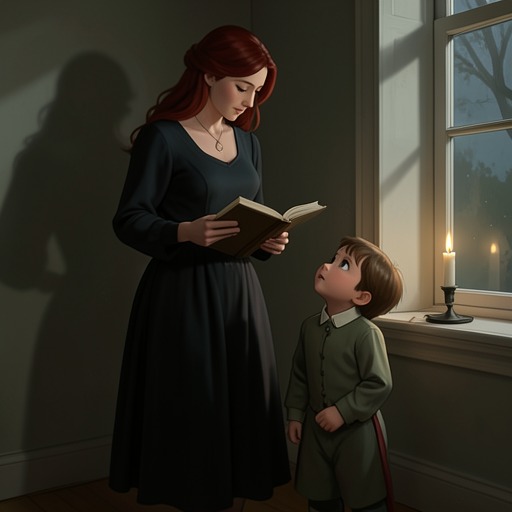 Glynis and Antoinetta from "The Tale of the Vampire Bride". This flow traces a conflict between a mother’s desire to secure her daughter’s future and the love that remains after their family is destroyed.