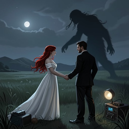 Glynis and Ignatius from "The Tale of the Vampire Bride". This flow traces a love that offers Glynis tenderness and possibility while remaining constrained by Vlad’s blood, Ignatius’s past, and an ominous prophecy.