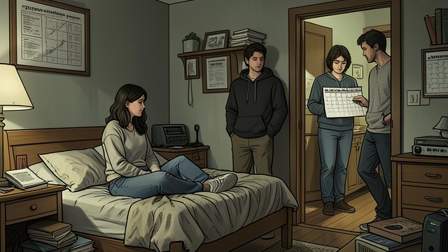 The Recovered Roommate from "Living with 7 vampires". The Recovered Roommate V attends college with Y/N and Jungkook after the memory reset, returning to humor and casual companionship.