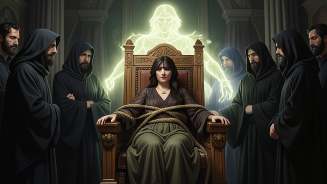 The Throne Possession from "Living with 7 vampires". The Throne Possession The Green-eyed faction binds Y/N to the ritual throne and addresses her as their king.