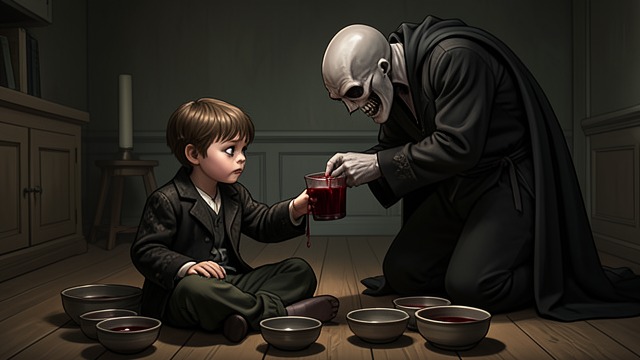 The Saved Children from "Living with 7 vampires". The Saved Children The poor children who become BTS are rescued from disease, hunger, and violence through vampirism.