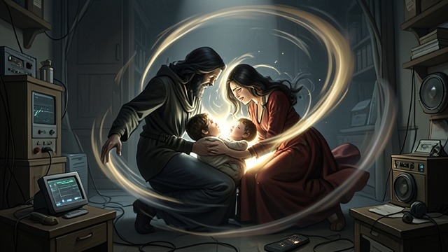 The Hidden Mother from "Living with 7 vampires". The Hidden Mother Assiah creates Y/N with Gehan through the merging of light and darkness, then realizes that Gehan intends to use their child.