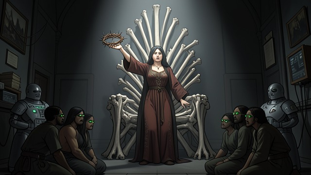 The Throne Claim from "Living with 7 vampires". The Throne Claim The faction brings Y/N to the Ritual Throne and calls her their king. Political Hunger Their aim is not simply to drink her blood.