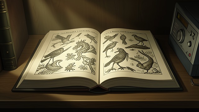 The Picture Book from "Living with 7 vampires". The Picture Book Y/N discovers a book of drawings whose images communicate without written language.