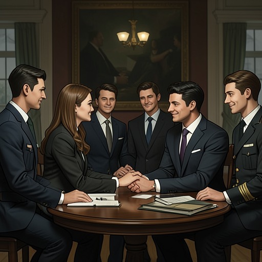 The Making of a Public Couple from "Fake Dating Mr. CEO: A Billionaire, Enemies to Lovers Romance". This flow traces the staged and genuine steps by which Bianca and Aiden become publicly associated as partners.