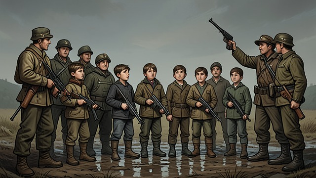 The Home Guard Stand from "Young Captain Jack · The Son of a Soldier". Facing Armed Men A Real Threat Jack leads boys against guerrillas who could easily overpower them.