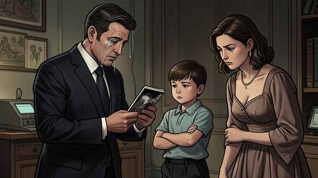 The Public Claim from "Young Captain Jack · The Son of a Soldier". A False Father Emotional Performance Mackey calls Jack his son and presents himself as a bereaved husband.