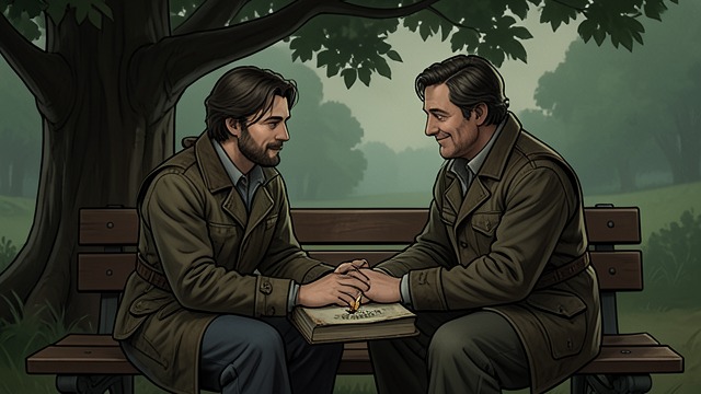 The Summerhouse Conversation from "Young Captain Jack · The Son of a Soldier". Affection Reawakened Old Memories Harry recalls their childhood closeness and asks Marion to forgive his political choice.