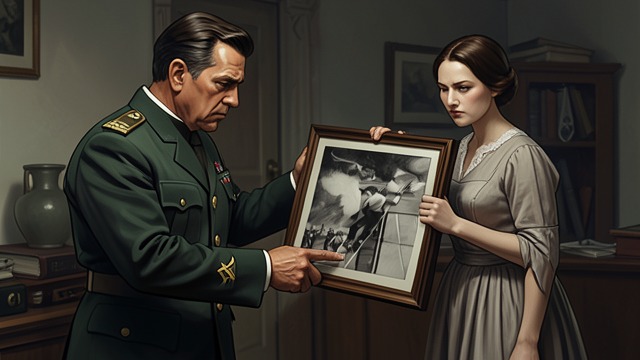 The Colonel’s Testimony from "Young Captain Jack · The Son of a Soldier". The Impostor Exposed Recognition Colonel Stanton identifies Mackey as the physician who exploited his confinement and learned his family history.