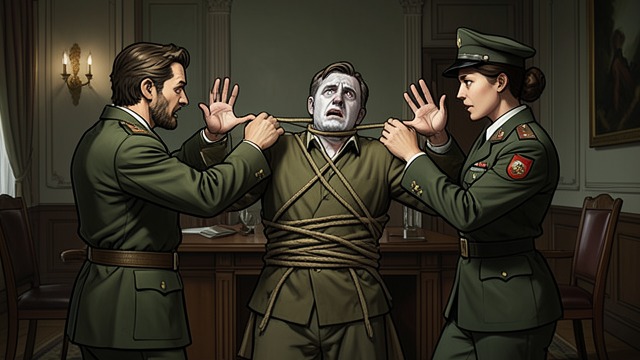 The Final Denial from "Young Captain Jack · The Son of a Soldier". Fatherhood Rejected Captor Exposed Jack captures Mackey and brings him before Alice Ruthven and Colonel Stanton.
