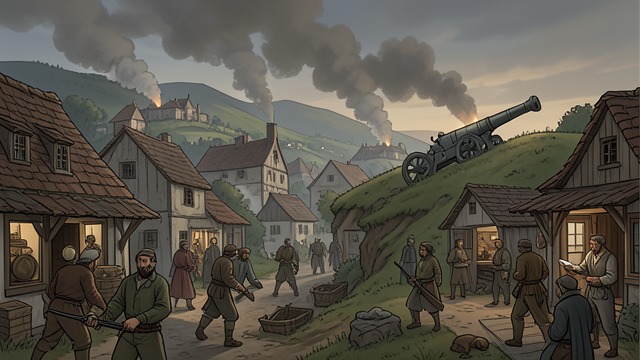 War Approaches from "Young Captain Jack · The Son of a Soldier". Distant Conflict Nears Changing Atmosphere Cannon fire approaches Oldville and the Ruthven plantations.