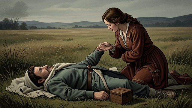 George Walden’s Recovery from "Young Captain Jack · The Son of a Soldier". Healing as Knowledge Care and Trust Marion’s attention helps George Walden recover speech and strength.