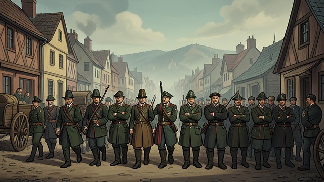 Protection of Oldville from "Young Captain Jack · The Son of a Soldier". Holding the Town Retreating Armies As troops flood Oldville, the Home Guard protects stores and buildings while regular soldiers retreat.