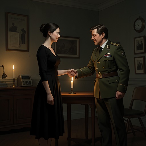 Alice and Stanton’s Mature Love from "Young Captain Jack · The Son of a Soldier". This flow traces the widowed Alice Ruthven’s movement from grief and fear to partnership with Colonel Stanton.