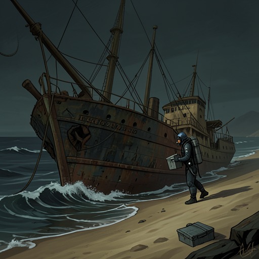 The Nautilus Mystery from "Young Captain Jack · The Son of a Soldier". This flow follows the wreck as a buried archive whose survivors, objects, and documents gradually disclose Jack’s parentage.