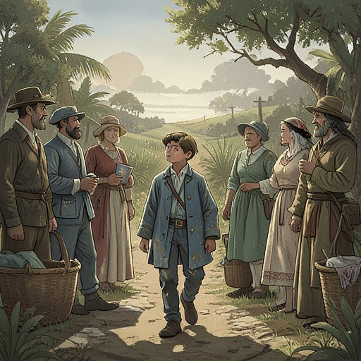 Jack Ruthven’s Search for Identity from "Young Captain Jack · The Son of a Soldier". This flow traces Jack’s movement from an adopted boy uncertain of his origins to the recognized son of Colonel Stanton.