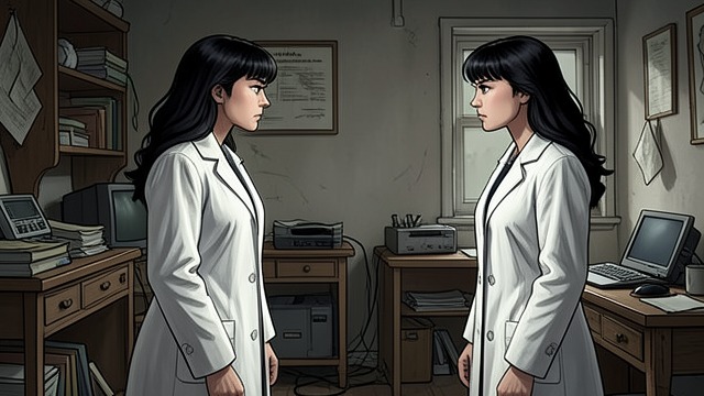Hostile Roommate from "The Stars Have Eyes". Forced Proximity Assignment Disguised as Cooperation Sarah is placed in Maggie's household to assist with psionic research.