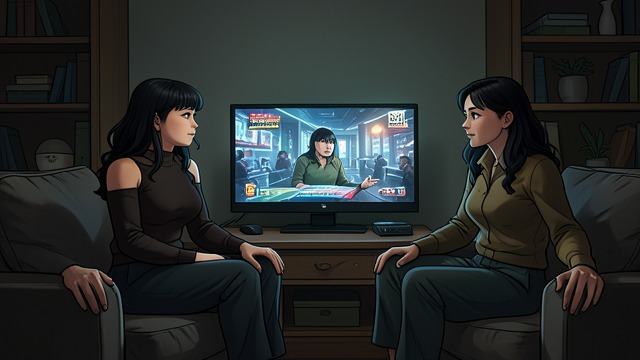 Shared Entertainment from "The Stars Have Eyes". Companionship in Play Virtual Proximity Joe introduces Maggie to V-Life, games, music, and soap operas.