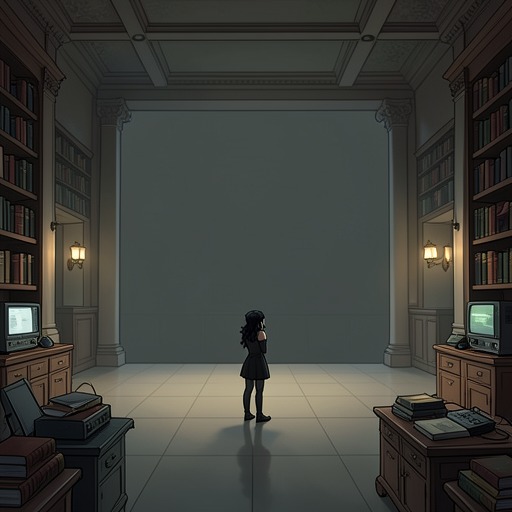 The Story's Scale of Meaning from "The Stars Have Eyes". This flow traces the novel's central argument that significance is created through chosen attention rather than cosmic size.