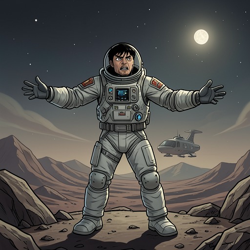The Contest with Gravity from "The Stars Have Eyes". This flow traces Joe's gradual recovery from Astrohodophobia through controlled encounters with space and danger.
