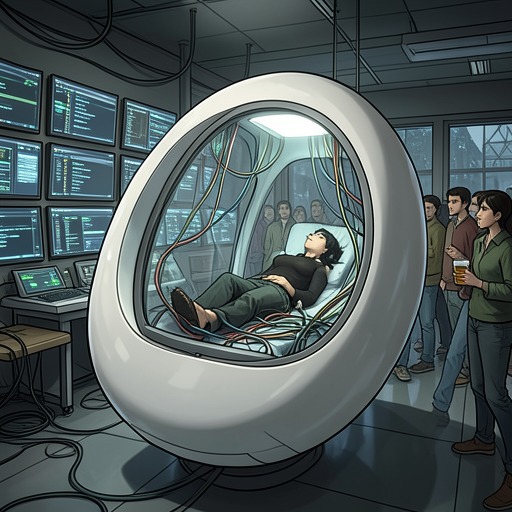 Humanity Through Artificial Comfort from "The Stars Have Eyes". This flow examines how the novel uses technology, abundance, and virtual life to question whether comfort produces freedom or stagnation.