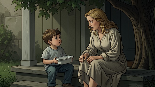 The Empty Lunch Account from "Crazy Mama: 9 Steps to a Not-So-Normal Life". The Empty Lunch Account A Hungry Arrival Karis complains that he is starving after forgetting his lunch, unaware that money is already waiting on his account.