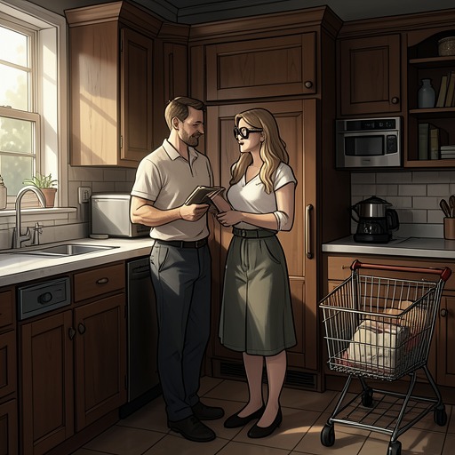 A Marriage of Daily Partnership from "Crazy Mama: 9 Steps to a Not-So-Normal Life". This thread follows Hannah Keeley and Blair Keeley through shared financial strain, practical support, and moments that reveal affection within their marriage.