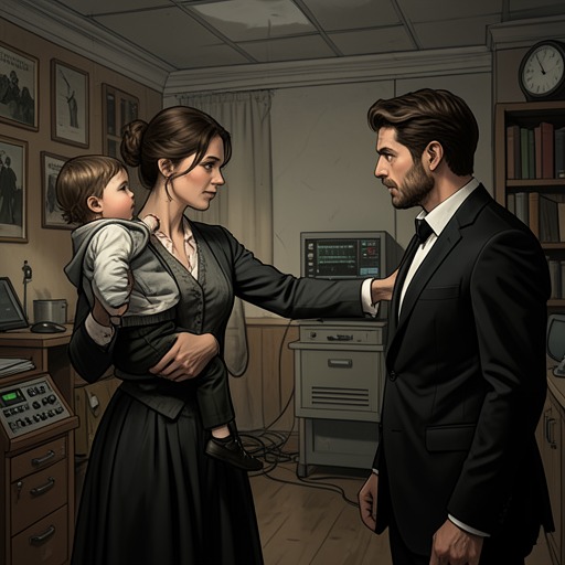 The Paternity Conflict from "Five Years Too Late: A Curvy Single Mom, Secret Baby, Second Chance Billionaire Romance (The CEO's Curvy Goddess)". This flow traces the escalation from concealed parentage to negotiated fatherhood.