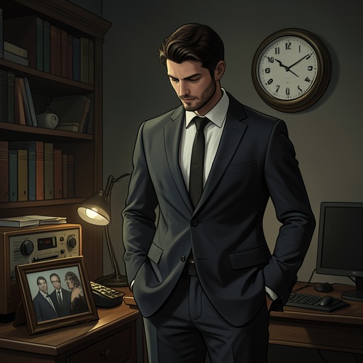 Richard’s Moral Awakening from "Five Years Too Late: A Curvy Single Mom, Secret Baby, Second Chance Billionaire Romance (The CEO's Curvy Goddess)". This flow traces Richard Cartright’s movement from self-centered panic to responsibility toward Katie Moore and Connor.