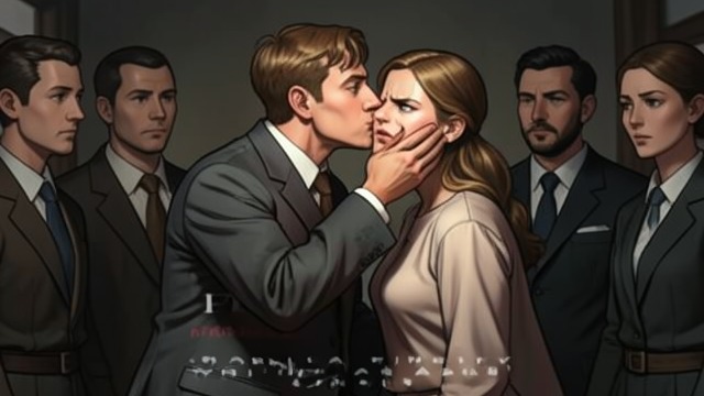 A Public Brand from "His Property (A Dark Vampire High School Bully Romance) (Vampire Boy Swords): Prince of Londinium (Dead Sun: Prince of Londinium (A Dark High School Bully Romance) (Vampire Boy Swords) Book 1)". A Public Brand Possession Displayed Phraeon kisses Clara’s cheek while the other men watch, using the gesture like a brand.