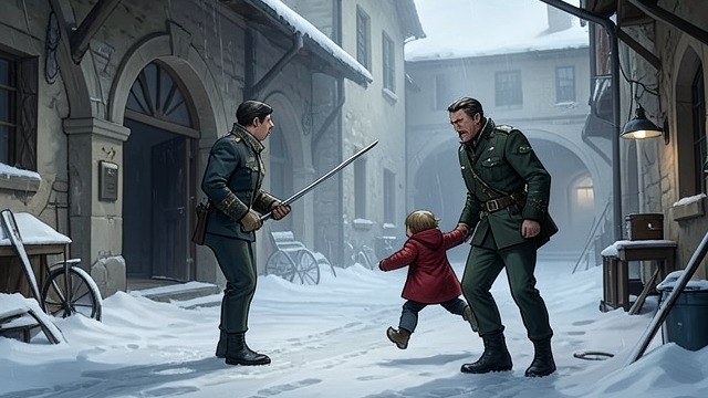 The Guard’s Answer from "Here There Is No Why". The Guard’s Answer A question punished Chaim reaches for an icicle because he is desperately thirsty.