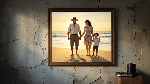 A Son in the Photograph from "Here There Is No Why". A Son in the Photograph A family image Judah sees Chaim and Zehava with young Yoav in a beach photograph.
