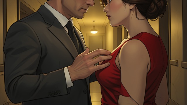 The Staged Photograph from "Unchosen By My CEO Husband: A Marriage In Crisis Second Chance Romance". The Staged Photograph The Frame A photograph captures Cassandra’s hand on Aaron’s chest in the gold hotel corridor.