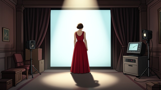 Red Dress Witness from "Unchosen By My CEO Husband: A Marriage In Crisis Second Chance Romance". Red Dress Witness The Public Frame Jacinta stands at the back while her building glows on the screen without her name.