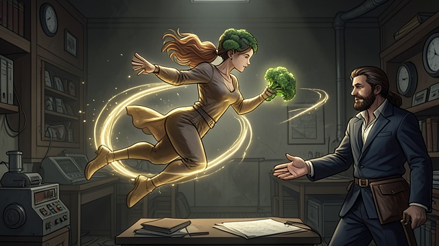 Physical Manakinesis Practice from "Cinnamon Bun". Physical Manakinesis Practice An Unexpected Skill Broccoli unlocks Physical Manakinesis instead of Fireball.