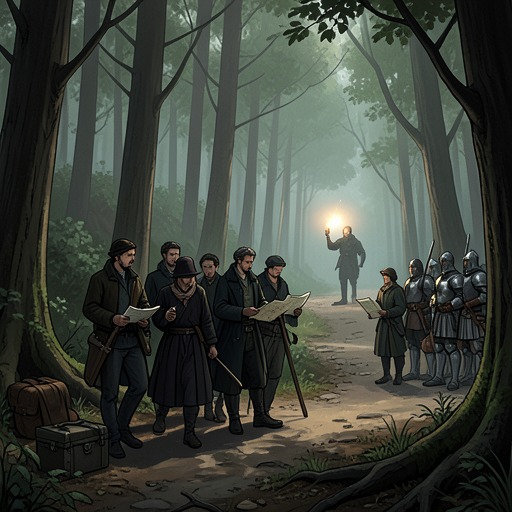 The Guild’s False Promise from "Cinnamon Bun". This flow traces the contrast between the Exploration Guild’s ideal of discovery and the institutional distrust, elitism, and corruption Broccoli encounters.