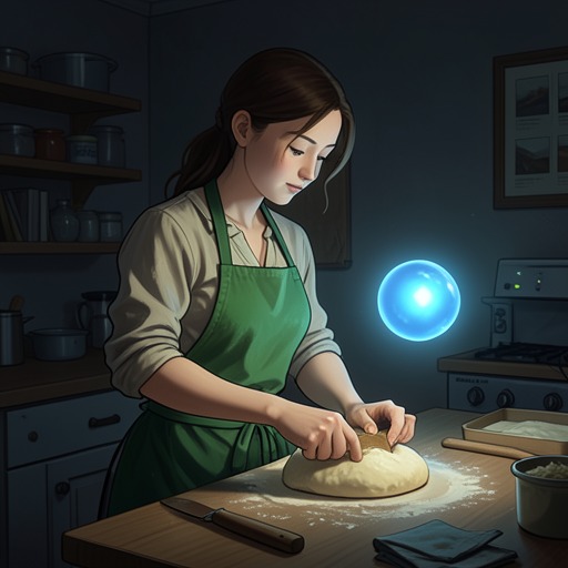 The Magic Apprenticeship from "Cinnamon Bun". This flow follows Broccoli Bunch’s slow acquisition of magical technique through instruction, frustration, and persistence.