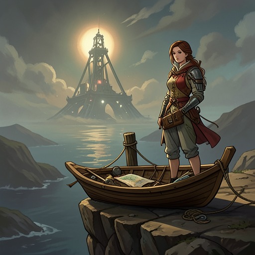 The Airship Frontier from "Cinnamon Bun". This flow traces Broccoli Bunch’s fascination with airships from distant curiosity to active participation in a dangerous aerial expedition.
