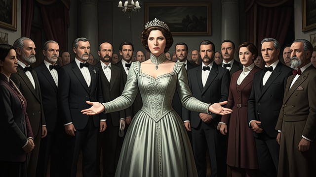 Queen’s Public Voice from "Bride of Alvar". Queen’s Public Voice Speaking Authority Lucy addresses the leaders of Underland even though she fears public judgment.