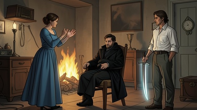 Lucy’s Rescue of Alvar from "Bride of Alvar". Lucy’s Rescue of Alvar Reversed Roles Lucy returns to Axus not as a protected bride but as the person capable of breaking Saul’s control.
