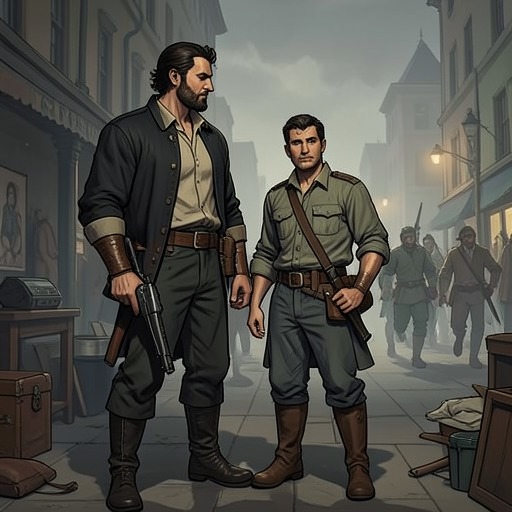 Alvar and Fletch’s Found Family from "Bride of Alvar". This flow traces the friendship between Alvar and Fletch from a rescue mission into a durable partnership of loyalty and political trust.