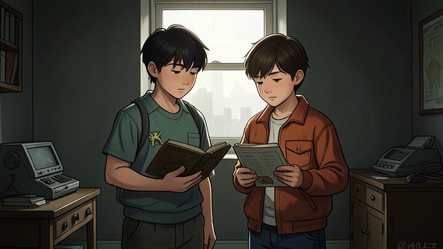 出版物命名,《佐鸣故事💗男孩×男孩故事》中的场景。出版物命名 稳定指称 标题为出版物这一文本对象赋予了稳定名称。没有这个名称,其余元数据就缺少明确的对象。 简略身份 这个名称指明了一组配对关系,但没有呈现完整的虚构情境。