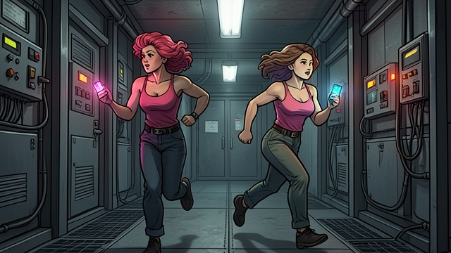 A Shared Escape Plan from "Bimbo Suite: A Dark Ex Lovers Erotic Thriller (The Institute Protocols)". A Shared Escape Plan Acting together Cherry reveals her data chip and a plan to reach the Control Room.