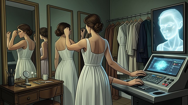 Beauty as a Program from "Bimbo Suite: A Dark Ex Lovers Erotic Thriller (The Institute Protocols)". Beauty as a Program A curated ideal The suite offers cosmetics, clothes, mirrors, and slogans as parts of a designed identity.