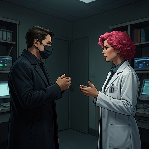 Conflict Between Marla and Crain from "Bimbo Suite: A Dark Ex Lovers Erotic Thriller (The Institute Protocols)". This flow traces a conflict that begins as coercive rebranding, becomes intimate through their past, and ends in Marla’s destruction of Crain’s command.