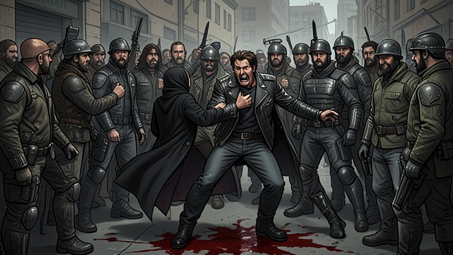 Public Accusation and Death from "Gang Up: A Bikerland Novel". Authority Collapses Testimony before the crowd Sandra accuses Troy of murder and sabotage, supported by witnesses.