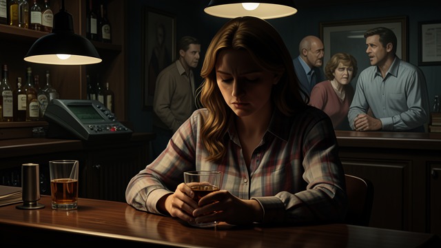A Widow at the Bar from "Gang Up: A Bikerland Novel". Grief with Political Weight A divided household Sandra sits apart from Troy while the Family argues over responsibility for Titus’s death.