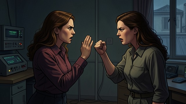 The Confrontation from "Gang Up: A Bikerland Novel". Jealousy Spoken Aloud Mutual revelation Abigail confronts Robin about Brall and describes her own initiation.